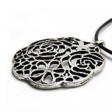 Кольє "Троянда", ювелірний сплав, довжина кольє 79 см + подовжувач 7 см, фото 2