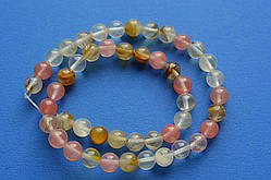 Бусини з кварцу арабського 48 шт. намистина 8 мм