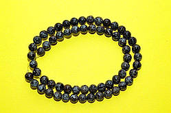 Бусини з яшми коричневі 6 мм 60 шт.