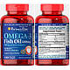 Поліненасичені жирні кислоти Omega-3 Fish Oil 1200 mg (100 кап) Puritan's Pride, фото 3