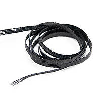 Шнур, металлизированный, черный, размер 4 мм, длина 10 м. (1 шт) УТ10015045