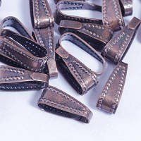 Тримач для кулона 10х3,5 мм 30 шт. латунь колір мідь розмір