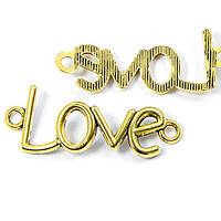 Конектори 2 отвори, металеві, колір античне золото, розмір 40х15х2 мм, (10 шт.) УТ1008535