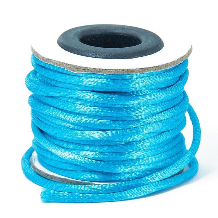 Шнур, нейлоновий, плетений, блакитний, розмір 2 мм, довжина 10 м УТ1009859, фото 1