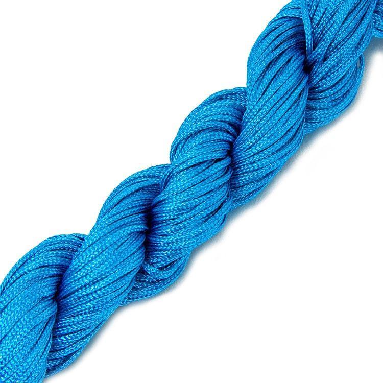 Шнур, нейлоновий, синій, розмір 1 мм, довжина 24 м УТ100009699, фото 1