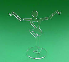 Підставка BJ-56 ПІД СЕРГІ, прозорий акрил, розмір 115х120х1,8 мм