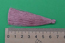 Кисть з ниток, колір: темно-рожевий, розмір: 6,5 см (1 шт)