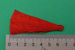 Пензель для виготовлення четок із ниток червоний 6,5 см