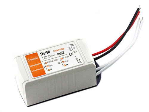 Блок живлення LED драйвер трансформатор AC-DC 220-12В 18Вт для LED-стрічок, фото 1