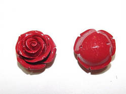 Вставка Трояндочка, червоний, D-2,5 см 24_1_51a1