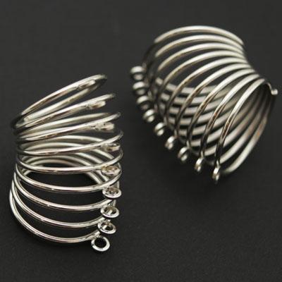 Основа для кільця, металева, колір платина (5 шт) УТ000732, фото 1