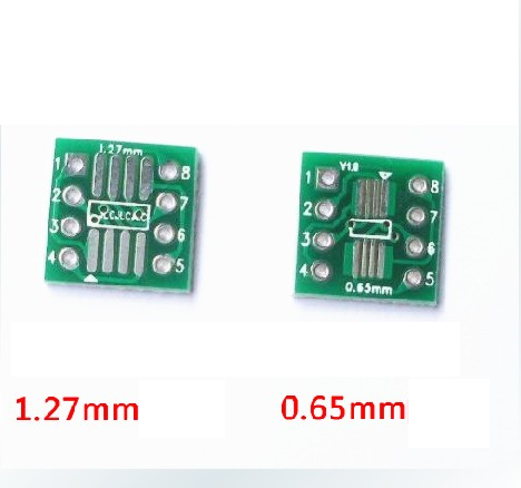 Плата адаптер перехідник SOP8 SSOP8 TSSOP8 SMD в DIP, фото 1