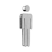 Табличка для мужского туалета - Нержавеющая сталь с Акрилом 9мм - "Single" Design