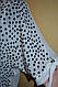 Жіноча блузка з шифону з горохом великих розмірів, фото 2