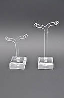 Підставки для сережок, прозорий акрил (2 шт.)