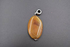 Кулон агат колір в асортименті, розмір 4,5-5х2-2,5 см