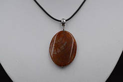 Кулон агат колір в асортименті, розмір 5,8-6,5х2,5-3 см