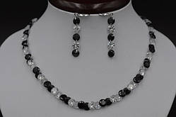 Буси фіаніт Кристал Чорно-білий