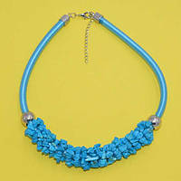 Кольє бірюза, довжина 49 см, подовжувач 8 см 5_25_147a5