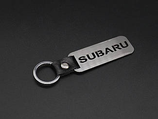 Брелок металевий. Subaru. 10х2,5см