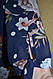 Жіноча блузка з шифону квіточками великих розмірів, фото 6