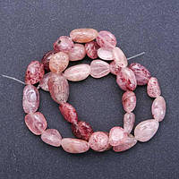 Бусини з мадагаскарського кварцу 7х5 мм 40 см галівка