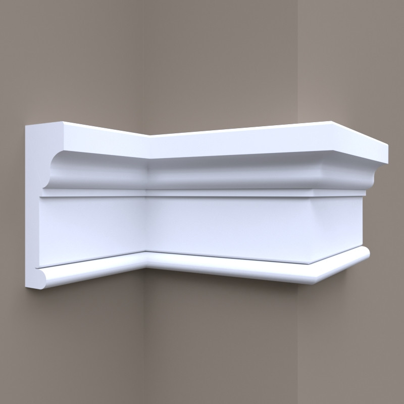 Карниз для фасаду, фасадний карниз Фк-5 h220х75, фото 1