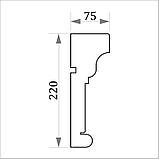 Карниз для фасаду, фасадний карниз Фк-5 h220х75, фото 3