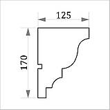 Карниз для фасаду, фасадний карниз Фк-6 h170х125, фото 3