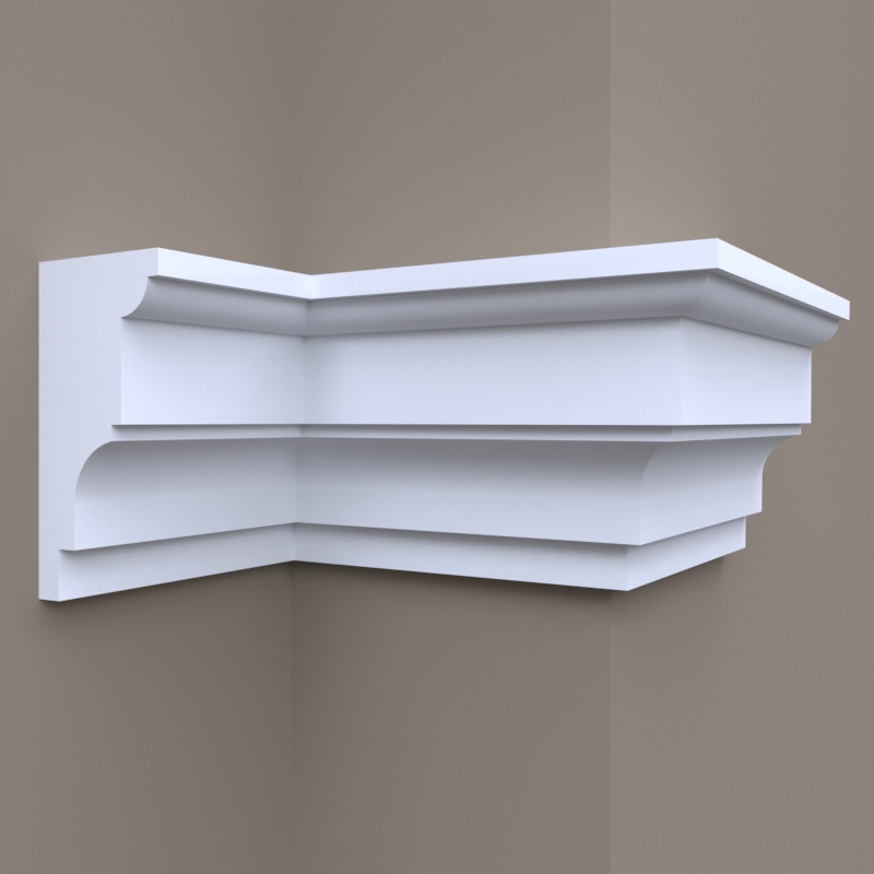 Карниз для фасаду, фасадний карниз Фк-8 h220х110, фото 1