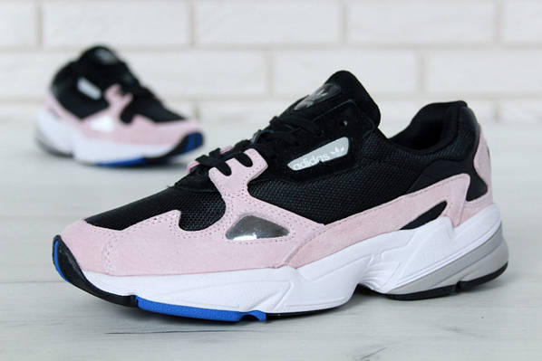 Adidas falcon white pink hotsell