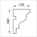 Карниз для фасаду, фасадний карниз Фк-18 h180х125, фото 3
