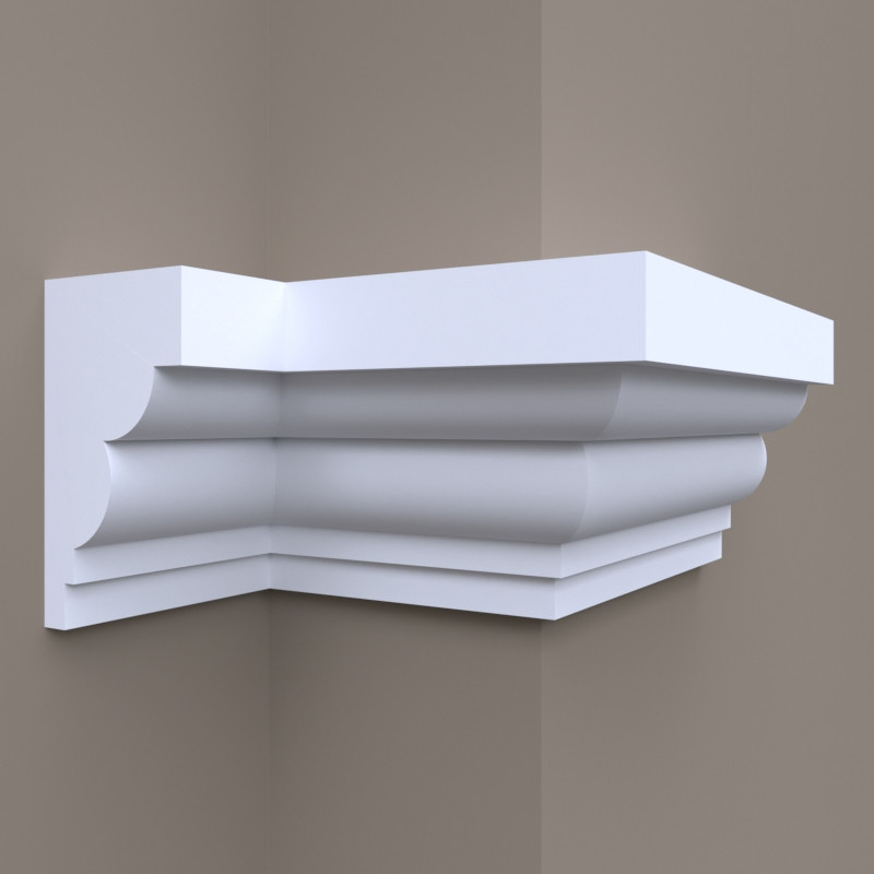 Карниз для фасаду, фасадний карниз Фк-26 h265х145, фото 1