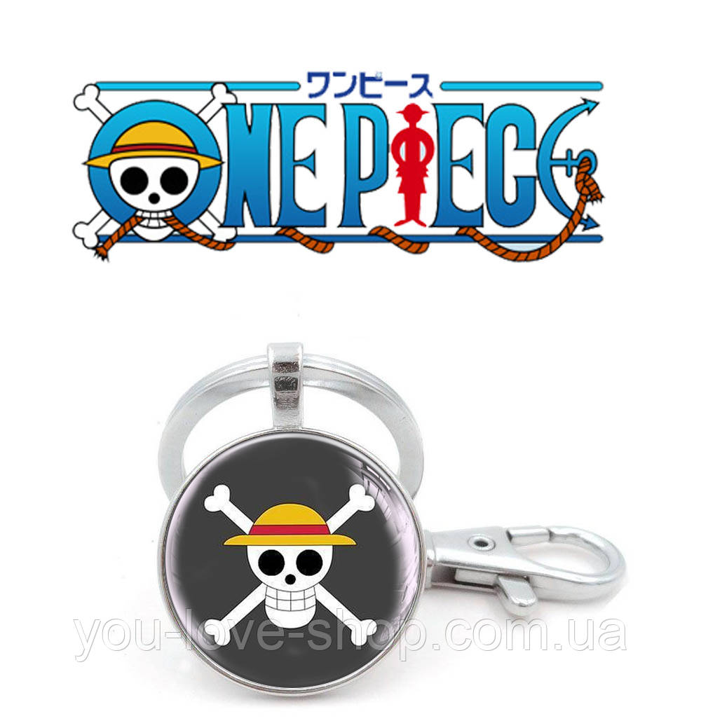 Брелок "Знак Піратів Солом'яного Капелюха" One Piece / Ван Піс, фото 1