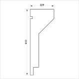 Карниз для фасаду, фасадний карниз Фк-28 h610х220, фото 3