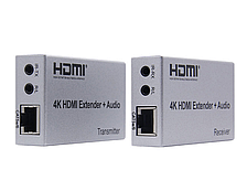 4K HDMI подовжувач 100 м R/L аудіовихід HDMI Розширення сигналу ІЧ-контроль Cat5E CAT6 RJ45 Ethernet LAN