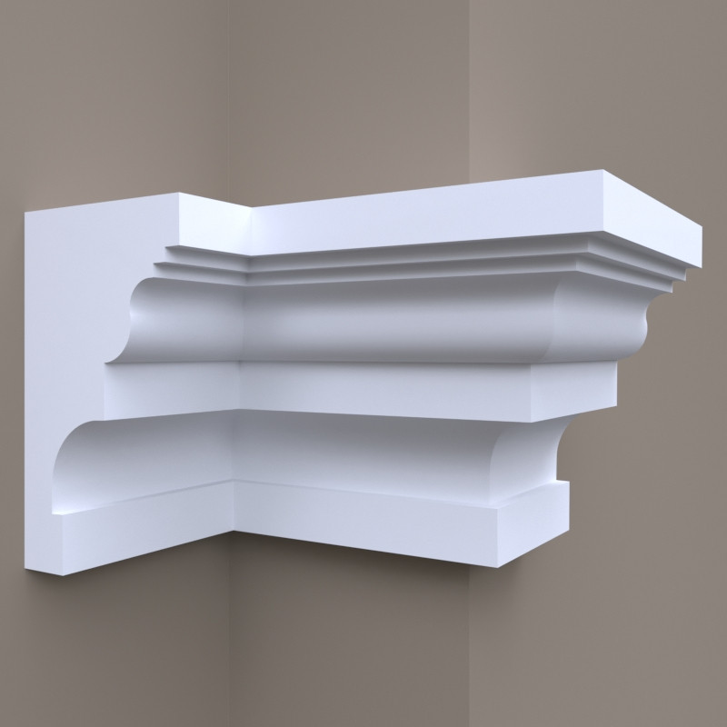 Карниз для фасаду, фасадний карниз Фк-31 h305х180, фото 1