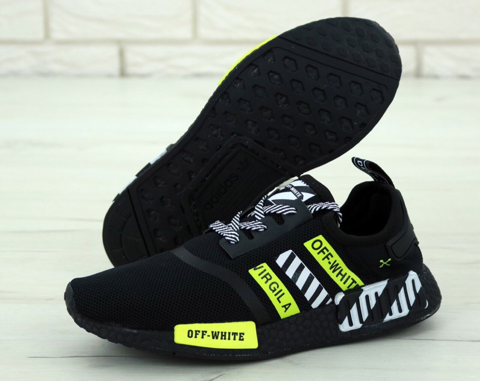 Чоловічі кросівки Adidas NMD x off-white, адідас НМД оф вайт