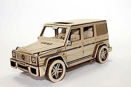 Конструктор дерев'яний автомобіль Гелік Mersedes G-Class Gelandewagen