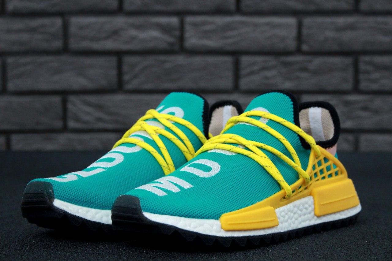 Чоловічі кросівки Adidas NMD Human Race x Pharrell Williams, кросівки адідас нмд хьюман рейс фаррелл вільямс