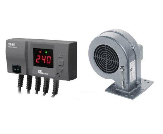 Комплект автоматики Kg Elektronik CS20 і вентилятор Dp-02