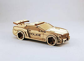 Конструктор дерев'яний автомобіль Camaro поліцейська