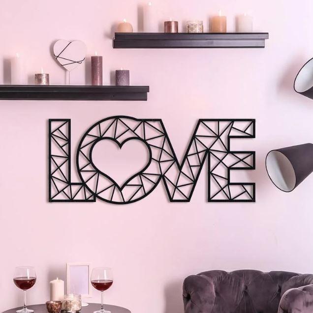 КАРТИНА З ДЕРЕВА "LOVE", фото 1