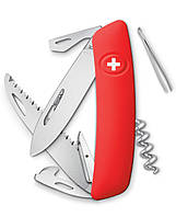Швейцарский нож Swiza D05 red (KNI.0050.1000)