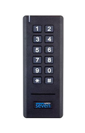 Бездротова клавіатура з вбудованим зчитувачем SEVEN LOCK SK-7712b, фото 1