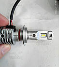 Автомобільні світлодіодні лампи Pulso M4 цоколь H7, 12/24В, 4500Lm, 2х25w, комплект 2шт, фото 7