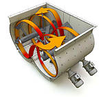 Двовальні лопатьні змішувачі SGMix-2, фото 5