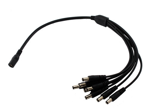 Спліттер розгалужувач живлення 1х8, 5.5x2.1мм, CCTV, фото 1