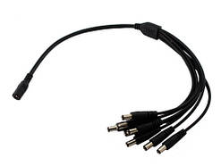 Спліттер розгалужувач живлення 1х8, 5.5x2.1мм, CCTV