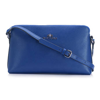 Синя жіноча шкіряна сумка Wittchen 86-4E-453-N